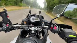 Vstrom 650 onboard