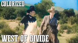 West of the Divide | COLORIZED | John Wayne Movie | Western Film | Cowboys