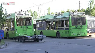 Повреждённый обстрелами общественный транспорт в Харькове начали восстанавливать