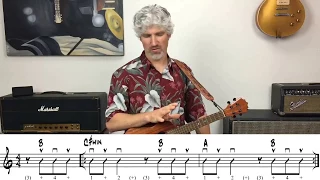 All Along The Watchtower Ukulele Tutorial Bob Dylan (Notation)