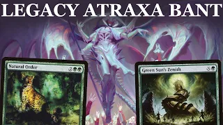 LONG LIVE THE QUEEN! Legacy Natural Order Atraxa Zenith Bant Control. Uro Toolbox Initiative MTG