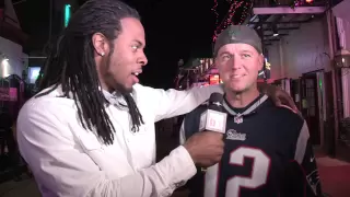 NFL STAR RICHARD SHERMAN 'PUNKS' FANS ON BOURBON STREET