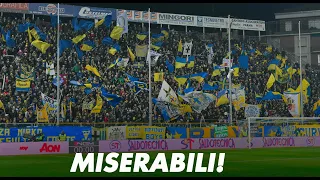 TIFOSI del PARMA contro la JUVE per il CARO PREZZI allo STADIUM