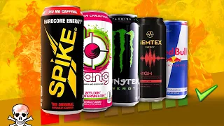 TOP 5 NEJSILNĚJŠÍ ENERGY DRINKY NA SVĚTĚ