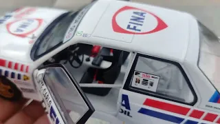 BMW M3 E30 Super detailed miniature Marc Duez Monte carlo rally 1989 SOLIDO unboxing 1:18 scale