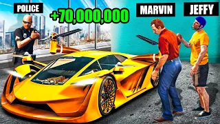 Jeffy & Marvin Steal The Rarest Supercars In GTA!