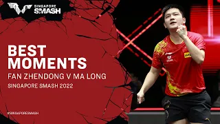 Best Moments | Fan Zhendong v Ma Long | Men's Singles Finals Singapore Smash 2022