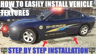 How To Easily Install Police Vehicle Textures - Step by Step (GTA 5 LSPDFR)