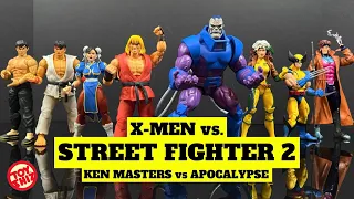 2024 X-MEN vs STREET FIGHTER | Ken Masters vs Apocalypse | Jada Toys vs Hasbro