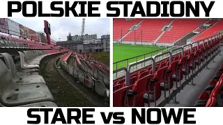 Jak zmieniły się POLSKIE STADIONY - część 1 (PIAST CRACOVIA ARKA GKS MOTOR KORONA ZAGŁĘBIE WIDZEW)