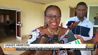 Unsafe Abortion: Ahafo Regional Health Directorate says cases are dropping – Adom TV News (24-6-22)