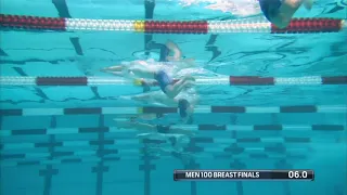 Michael Andrew Set a PB  - Men's 100m Breaststroke Final Des Moines 2020