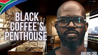 🇿🇦*EXCLUSIVE* Full Tour of Black Coffee's Penthouse In Joburg CBD🤯✔️