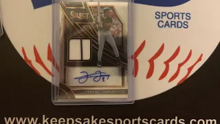 2 Boxes of 2020 Select & 2016 High Tek Frank Thomas Patch Auto