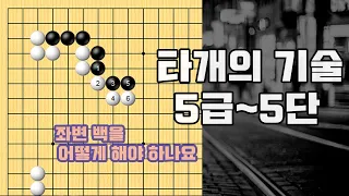 [바둑랩강좌] 타개의 기술 항상 반격을 조심해야 한다