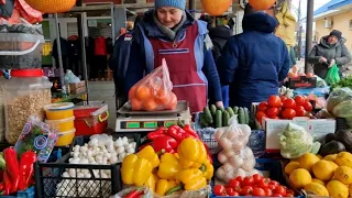 ВИЛКОВО. Февраль 2024 г. ЦЕНЫ НА ОВОЩИ И ФРУКТЫ. Фонари увидела! Уровень упал...