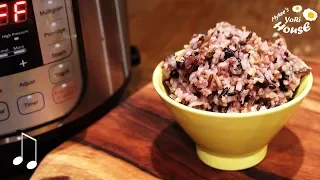 How to Cook The best Multi-Grain Rice with Instant Pot | Wild rice, pink rice, black bean rice