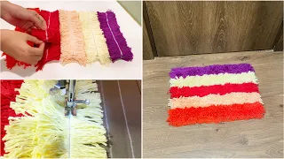 🔥🔥🔥 HOT NEW! The fastest and easiest way to sew a yarn rug