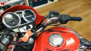 Kumanda Kolu(Kütük)Tırnak Arzası Nasıl Yapılır Honda Cb 125 E How to Make a Control  Nail Failure