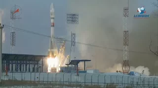 Запуск РН "Союз-2.1б" с КА "Метеор-М №2-1" и 18 МКА