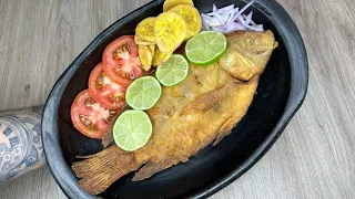 Me preguntaron por qué el pescado frito me quedo tan delicioso y crujiente, este es mi secreto 🤫