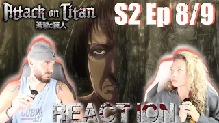 The Hunters! | Attack On Titan S2 ep 8/9 | ⚔️Reaction & Discussion
