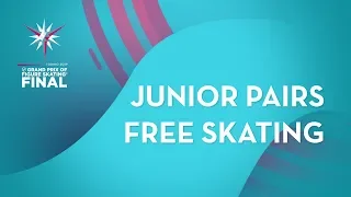 Pairs Free Skating | ISU Junior Grand Prix Final | Torino 2019 | #JGPFigure