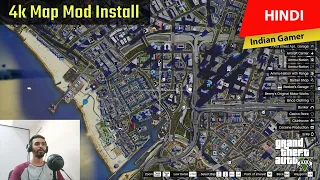 GTA 5 - 4K Satellite View Map bundled with radar mod & zoom script | Hindi | Easy Step by Step