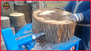 Extreme Fastest Modern Automatic Firewood Processing Machines Technology - Log Splitter Firewood