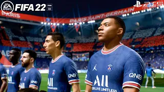 FIFA 22 | PSG vs Real Madrid | UEFA Champions League Round 16 | PS5 Gameplay & Full match