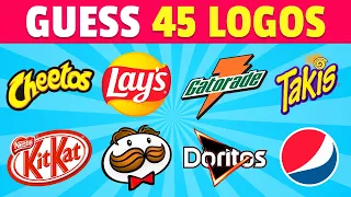 Guess The Logo Quiz | Food & Drink Edition | 45 Logos