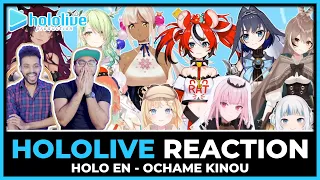 HOLOLIVE EN - OCHAME KINOU REACTION (HOLOLIVE ENGLISH FUKKIRETA)