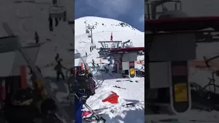 Chair lift gone wild in Georgia