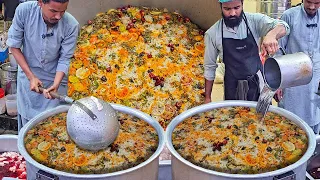 Hyderabadi Pulao Making Recipe! Roadside COOKING BEEF BIRYANI | Street Food Yakhni Pulau Recipe