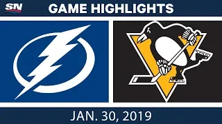 NHL Highlights | Lightning vs. Penguins - Jan. 30, 2019