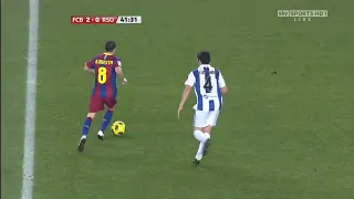 andres iniesta Vs Real Sociedad English commentrery  2010/2011 home
