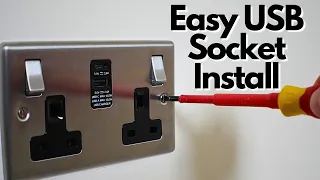 How to Install a USB Plug Socket in Under 10 Minutes | *No Electrician Needed*