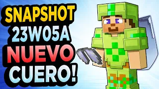 👉 Nuevo CUERO!! ✅ Snapshot 23w05a Minecraft 1.20