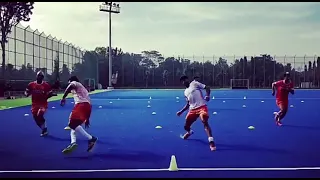 Indian Hockey team Fitness workout #shorts #hockeylife #fieldhockey