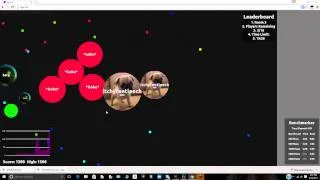 AGAR.IO amazing team skills back to back wins