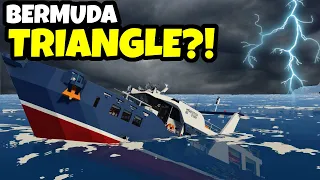 Passenger Boat Drives In BERMUDA TRIANGLE | Stormworks Sinking Ship