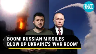 Putin's Men Bomb Ukraine's 'Battle Strategy Room' with Cruise Missiles amid War | Watch