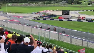 Moto 3, first lap - Austria 2022, Red Bull Tribune.