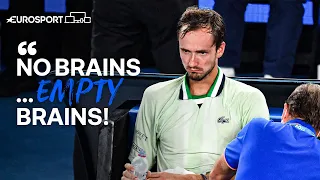 “Empty Brains... Their Lives Must be Very Bad!" Daniil Medvedev Hits Out at Crowd | Eurosport Tennis
