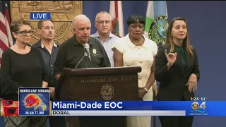 Web Extra: Miami-Dade Mayor Carlos Gimenez Briefing On Hurricane Dorian