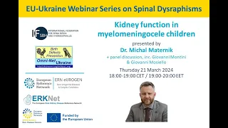 EU-Ukraine Spinal Dysraphisms Webinar 8: Kidney function in myelomeningocele children