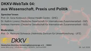 DKKV WebTalk 04: aus Wissenschaft, Praxis und Politik