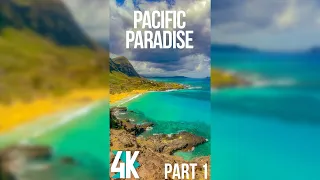 4K Scenic Ocean Beach View from Makapuʻu Lookout - Vertical Scenery of Oahu Island, Hawaii - Part 1