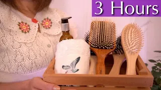 [ASMR] Sleep Recovery #26 | 3 Hours of Peaceful Hair Brushing | No Talking