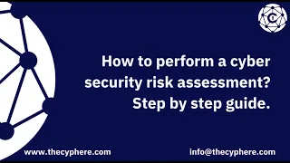 How to perform a Cyber Security Risk Assessment? | A Step By Step Guide